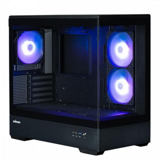 Obudowa P30 MicroATX Mini Tower 3 Wentylatory RGB Czarna