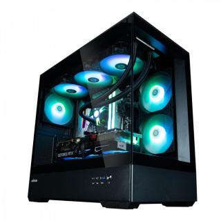 Obudowa P30 MicroATX Mini Tower 3 Wentylatory RGB Czarna