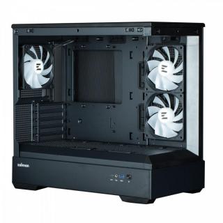 Obudowa P30 MicroATX Mini Tower 3 Wentylatory RGB Czarna