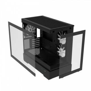 Obudowa P30 MicroATX Mini Tower 3 Wentylatory RGB Czarna