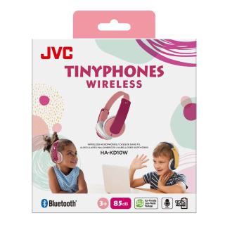 Słuchawki JVC HAKD10WPE (dla dzieci, nauszne, bluetooth, pink/purple)