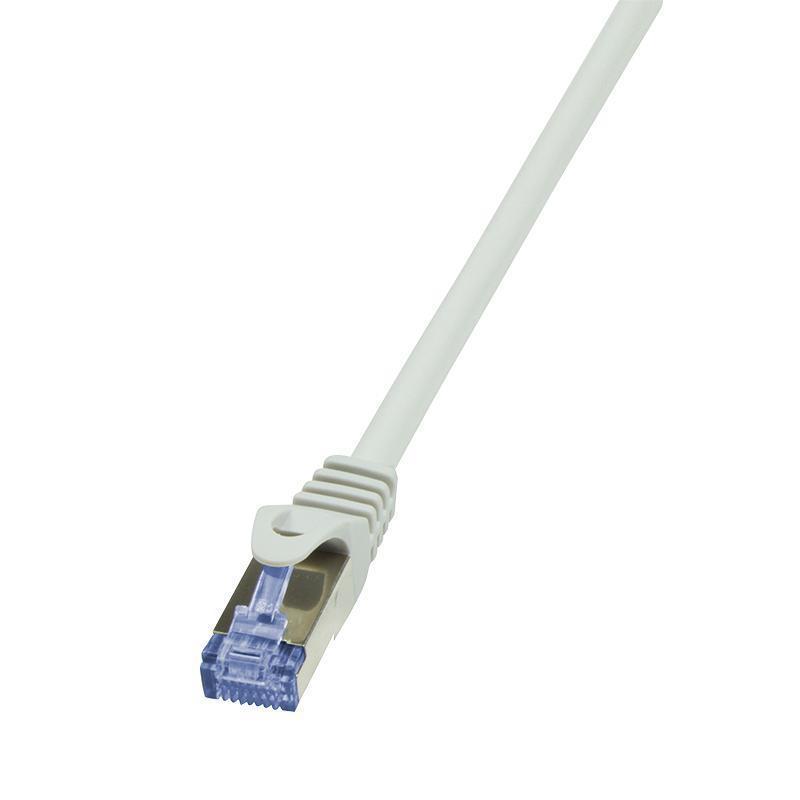 Patchcord LogiLink CQ4102S Cat.6A/7 600 MHz S/FTP PIMF 15,0m szary