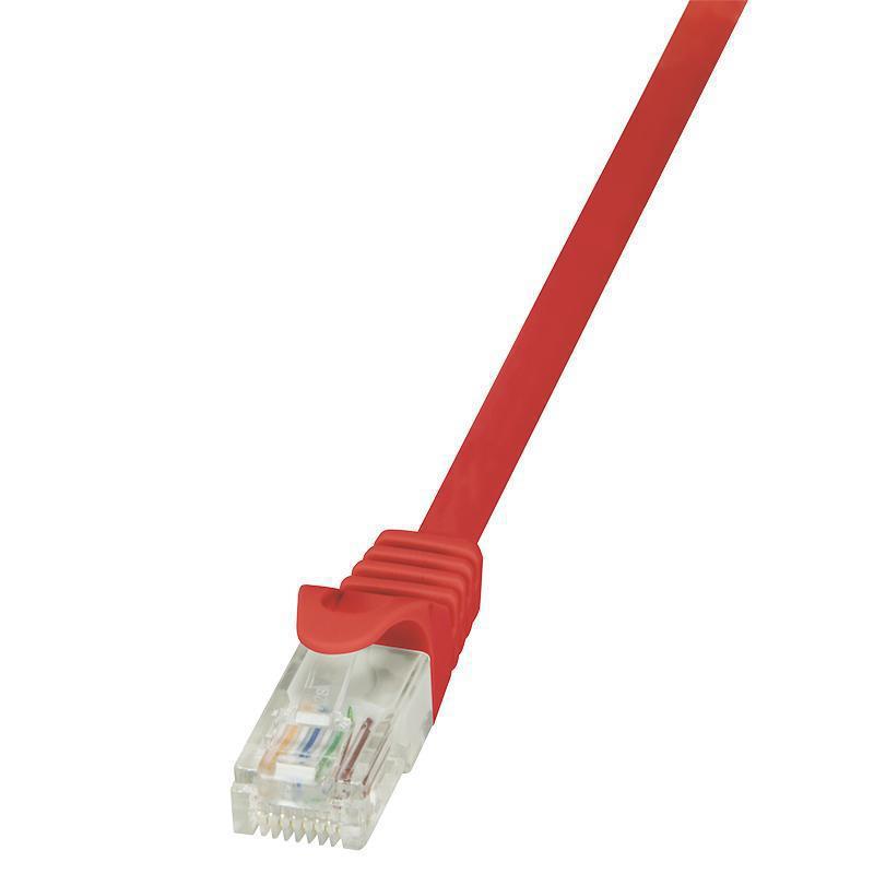 Patchcord LogiLink CP1094U CAT5e U/UTP 10m, czerwony