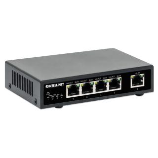 INTELLINET SWITCH GIGABIT 4X RJ45 POE+, 1X RJ45 GI