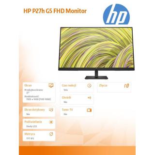 Monitor P27h G5 FHD Height Adjust Monitor 64W41AA