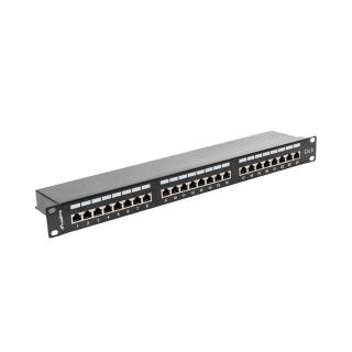 Patch panel Lanberg PPS6-1024-B (1U kat. 6 24xRJ-45)