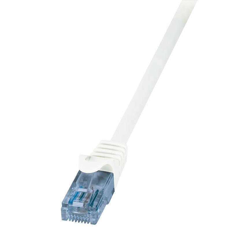 Patchcord LogiLink CP3041U Cat.6A U/UTP 1,5m biały