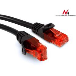 Patchcord Maclean MCTV-739 UTP cat6 wtyk-wtyk 15m czarny