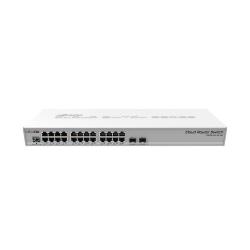 Switch zarządzalny MikroTik CRS326-24G-2S+RM 24...