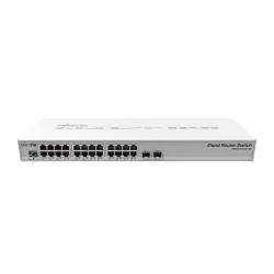 Switch zarządzalny MikroTik CRS328-24P-4S+RM...