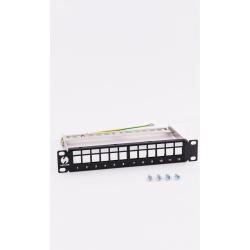 Patch panel keystone 10" 12-porty, UTP Netrack