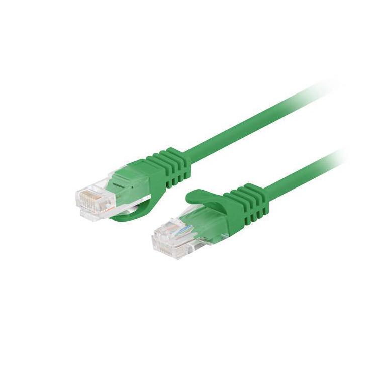 Patchcord Lanberg UTP kat.6 0,25m zielony 10-Pack