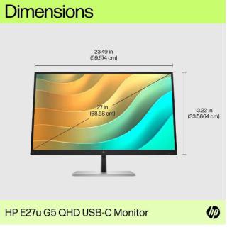 Monitor 27 cali E27u G5 QHD USB-C 6N4D3AA ABB