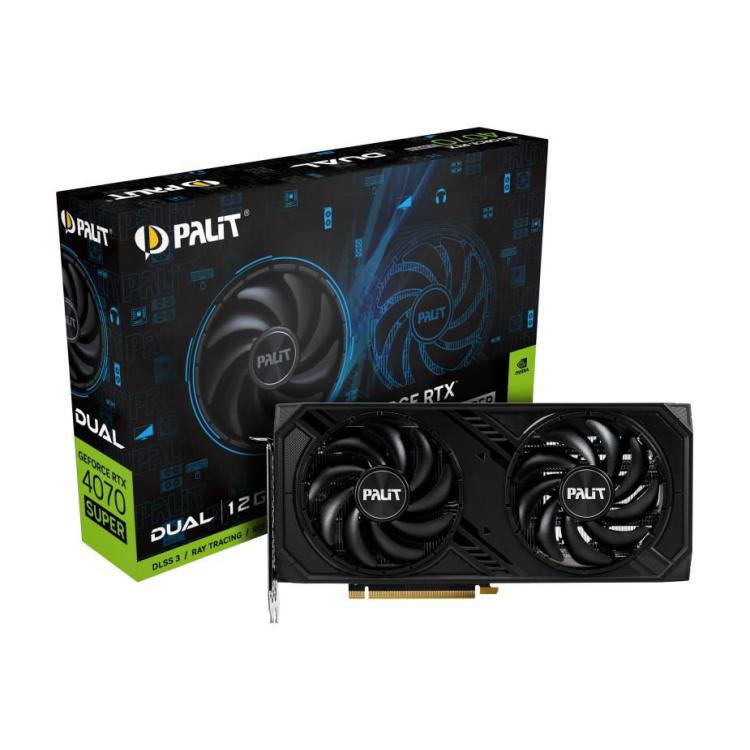 Karta graficzna GeForce RTX 4070 SUPER DUAL 12GB GDDR6X 192bit 3DP