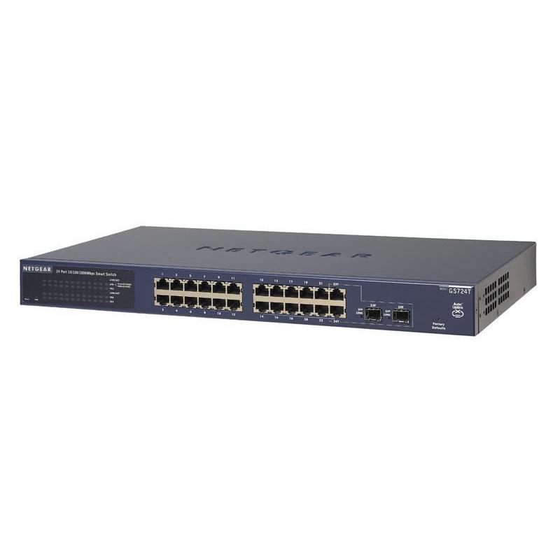 Switch zarządzalny Netgear GS724T 24 x 10/100/1000 ProSafe