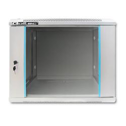 Szafa RACK Qoltec 19" | 9U | 600x450x500 | Szara | Wisząca