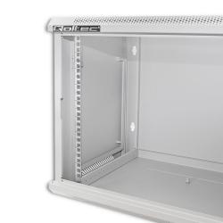 Szafa RACK Qoltec 19" | 9U | 600x450x500 | Szara | Wisząca