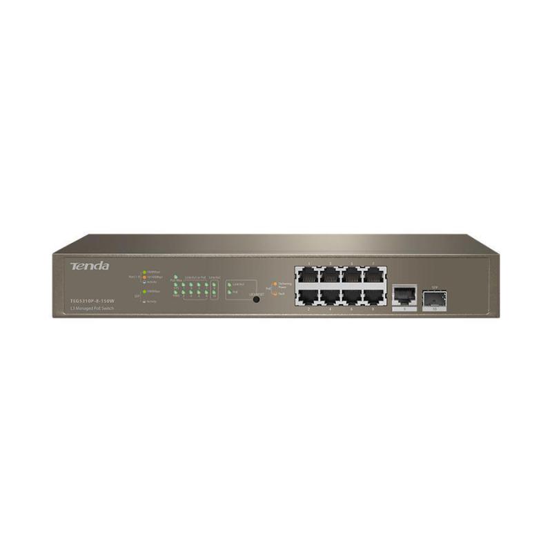 Switch zarządzalny Tenda TEG5310P-8-150W 8-port PoE 150W