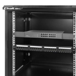 QOLTEC SZAFY RACK 19" | 12U | 600X635X600 | PERFOROWANE DRZWI