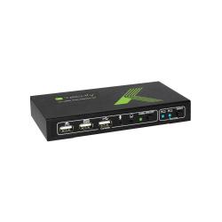 Przełącznik KVM Techly 2-portowy HDMI/USB 2x1 z Audio 4K...