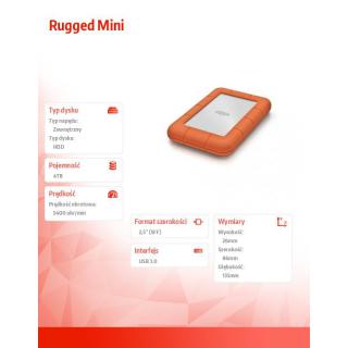 Rugged Mini 4 TB 2,5'' LAC9000633