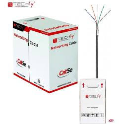 Kabel instalacyjny TechlyPro skrętka Cat5e F/UTP drut CCA...