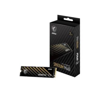 Dysk SSD MSI SPATIUM M460 1TB PCIe Gen4x4 NVMe M.2 2280...