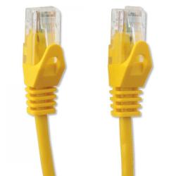 PatchCord Techly Cat.5e UTP CCA 1,5m żółty