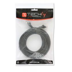 PatchCord Techly Cat.5e UTP CCA 5m czarny