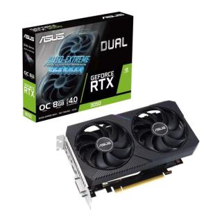 Karta VGA Asus Dual GeForce RTX 3050 V2 OC Edition 8GB GDDR6 128bit HDMI+DP+DVI-D PCIe4.0