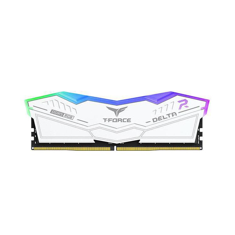 Pamięć DDR5 Team Group T-FORCE DELTA RGB 32GB (2x16GB) 6000MHz CL38 1,25V Biała