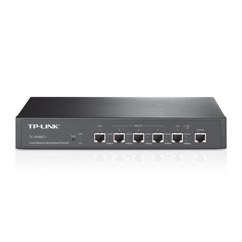 Router TP-Link TL-R480T+ 10/100Mbps 1xLAN, 3xLAN/WAN, 1xWAN