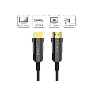 UNITEK KABEL OPTYCZNY HDMI 2.0 AOC 4K 60HZ 20M