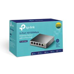 Switch niezarządzalny TP-Link TL-SF1005P 5x10/100 4xPoE 63,5W