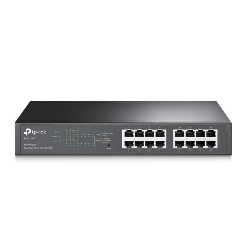 Switch zarządzalny TP-Link TL-SG1016PE Easy Smart 16x 10/100/1000Mb PoE+