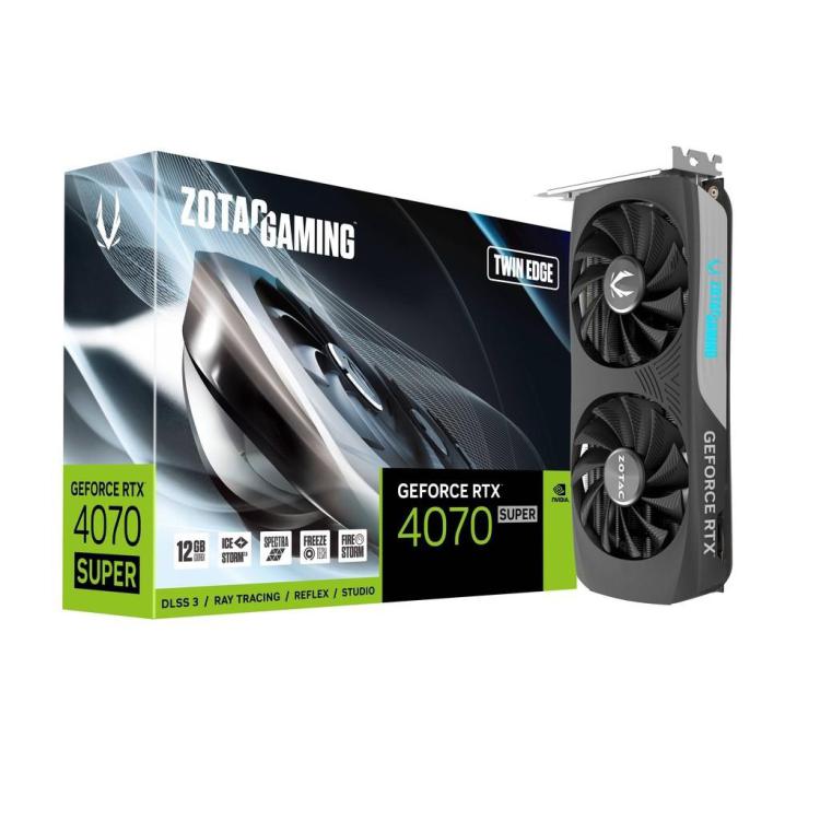 Karta graficzna GeForce RTX 4070 SUPER TWIN EDGE 12GB GDDRX6 192bit 3DP