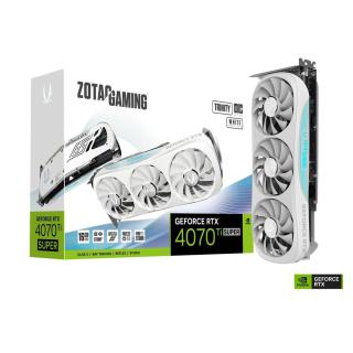 Karta graficzna GeForce RTX 4070 Ti SUPER TRINITY OC 16GB GDDR6X biała