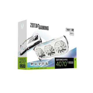 Karta graficzna GeForce RTX 4070 Ti SUPER TRINITY OC 16GB GDDR6X biała