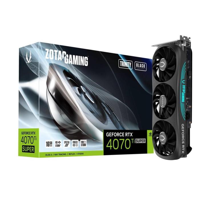 Karta graficzna GeForce RTX 4070 Ti SUPER TRINITY 16GB GDDR6X czarna