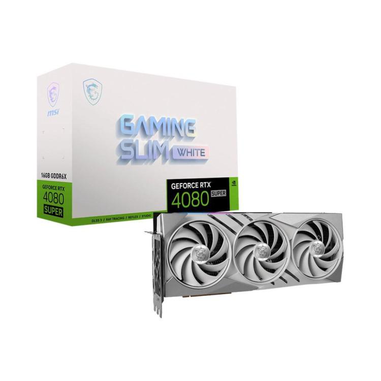 Karta graficzna MSI GeForce RTX 4080 SUPER 16GB GAMING X SLIM WHITE