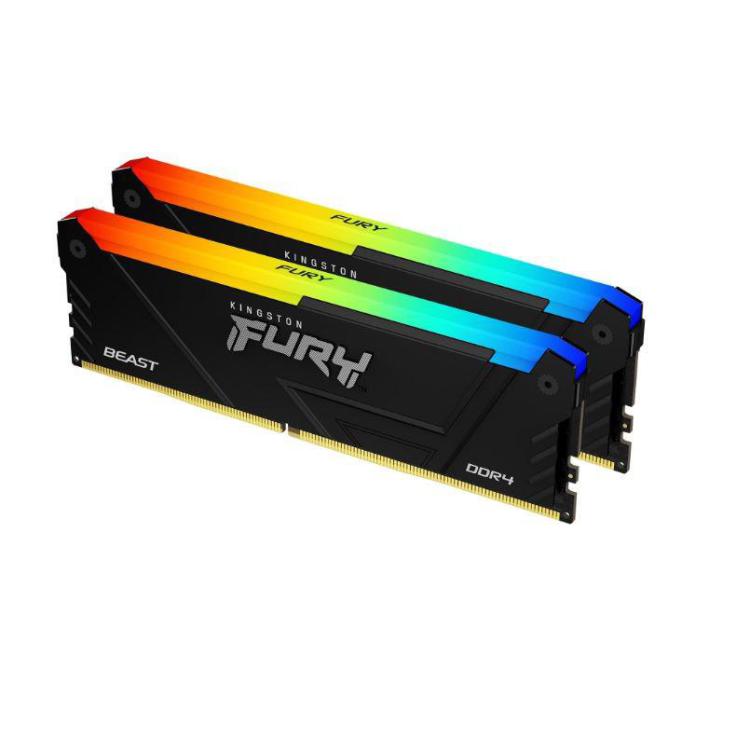 Pamięć DDR4 Fury Beast RGB 16GB(2 8GB)/3200 CL16