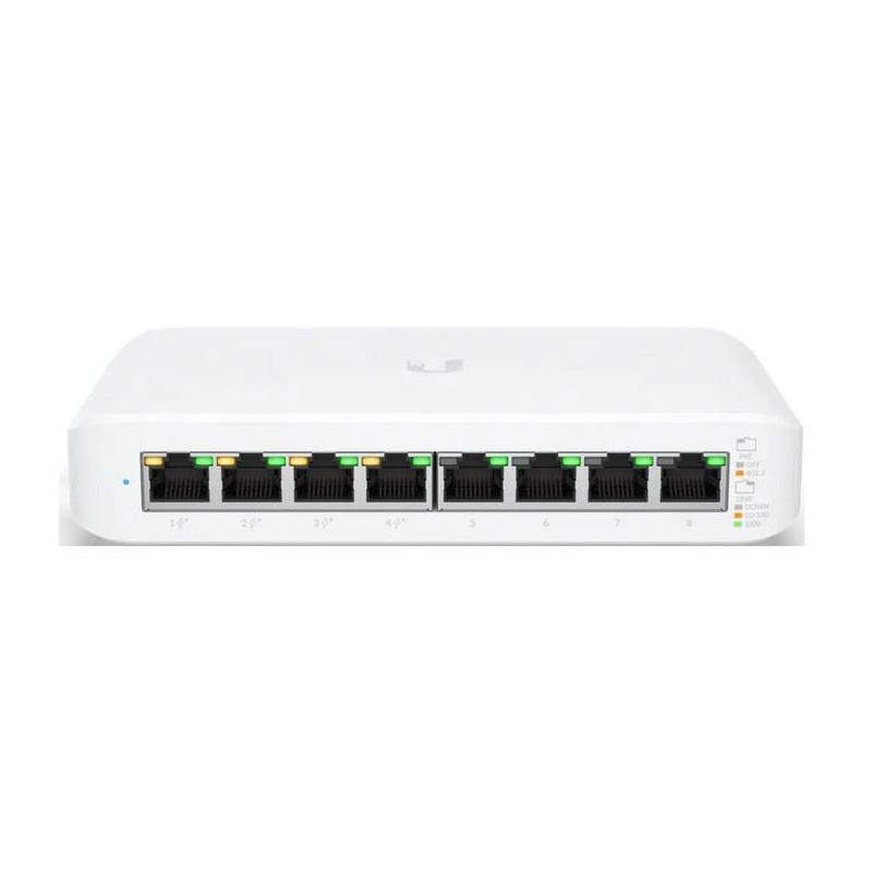 Switch zarządzalny UBIQUITI UniFi Switch Gen 2 (USW-LITE-8-POE-EU) 8x 10/100/1000Mb/s (4xPoE+)