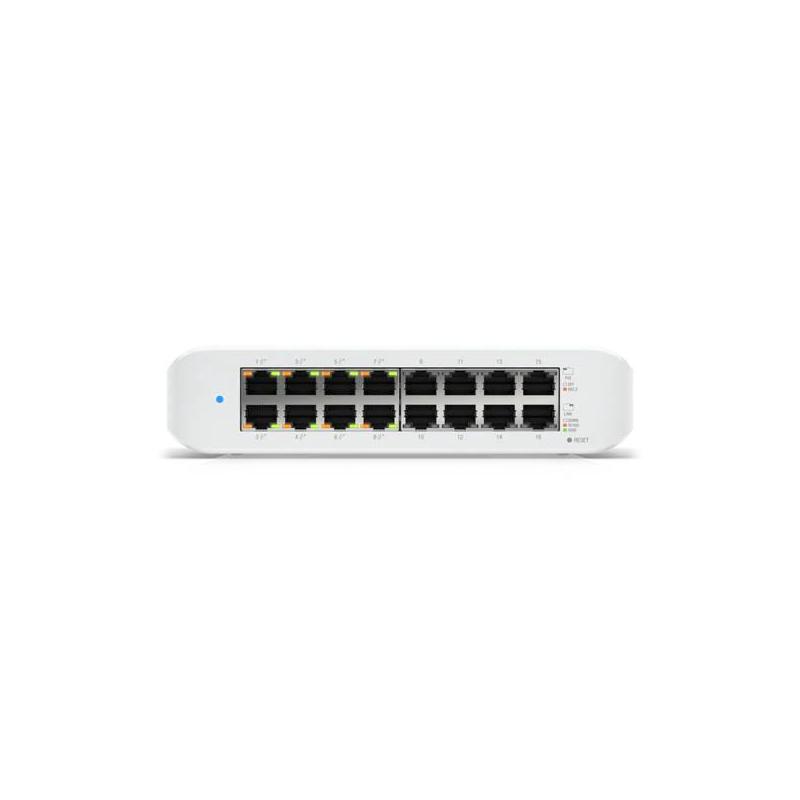 Switch zarządzalny UBIQUITI UniFi Switch Lite 16 PoE (USW-LITE-16-POE ) 16x 10/100/1000Mb/s (8xPoE+)