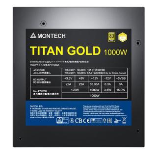 Zasilacz do komputera Montech Titan 1000 - 1000W