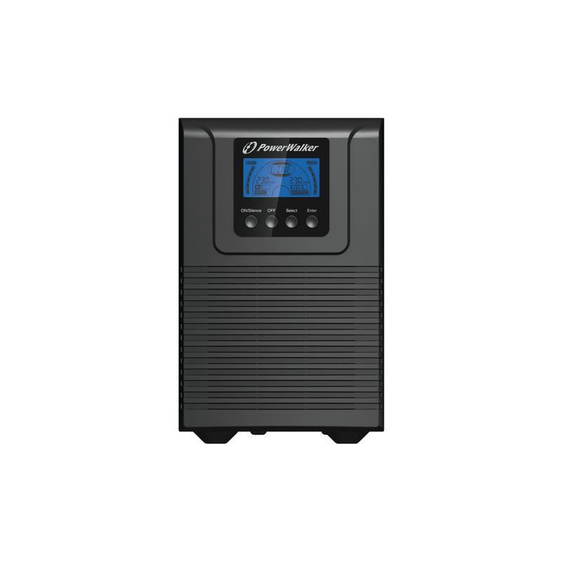 Zasilacz awaryjny UPS Power Walker On-Line 1000VA TG 4x IEC OUT, USB/RS-232, LCD, Tower, Epo