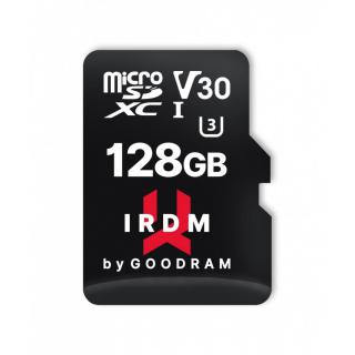 Karta microSD IRDM 128GB UHSI U3 adapter