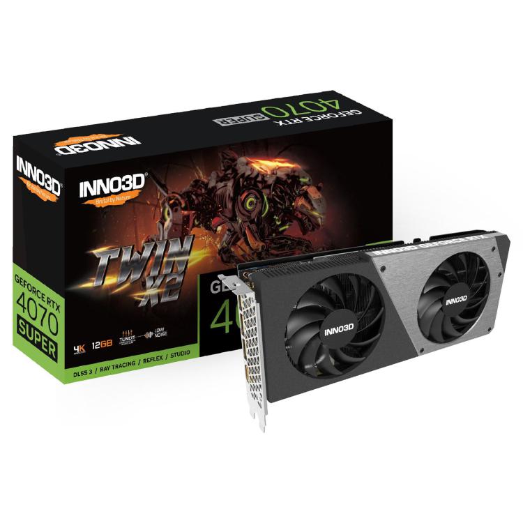 Karta graficzna INNO3D GeForce RTX 4070 SUPER TWIN X2