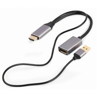 GEMBIRD AKTYWNY ADAPTER 4K HDMI NA DISPLAYPORT (F)...