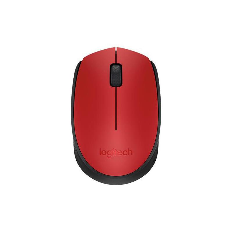 Mysz bezprzewodowa Logitech M171 optyczna czerwona