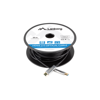 LANBERG KABEL HDMI LANBERG KABEL HDMI M/M V2.0 10M OPTYCZNY AOC CZARNY CA-HDMI-20FB-0100-BK